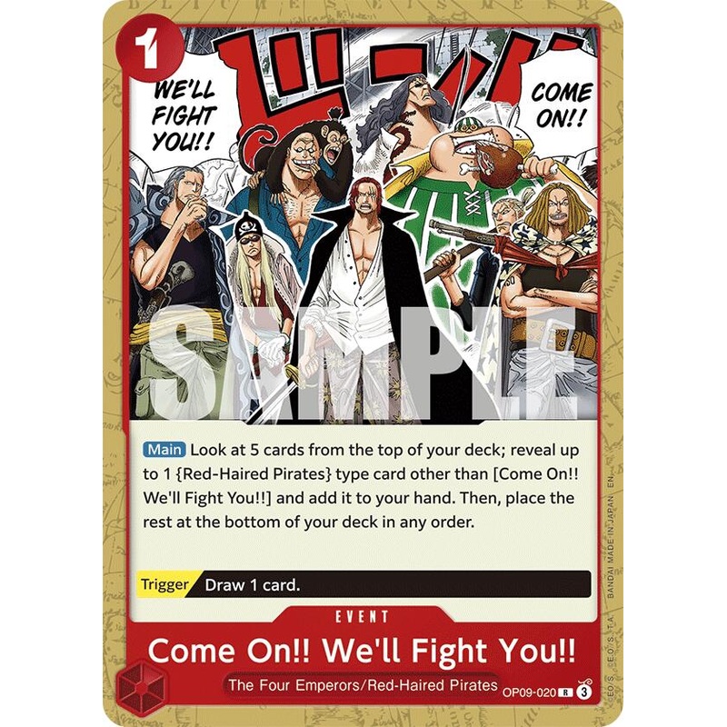 Come On!! We’ll Fight You!! (Reprint) [Starter Deck: Red Shanks]
