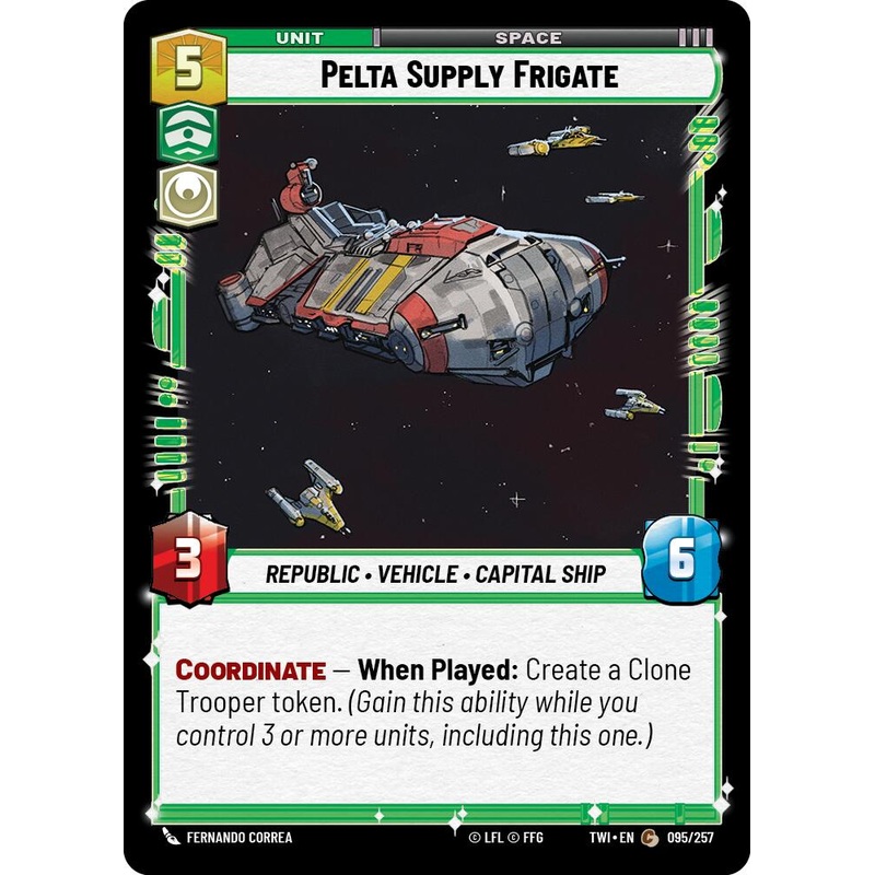 Pelta Supply Frigate (095/257) [Twilight of the Republic]
