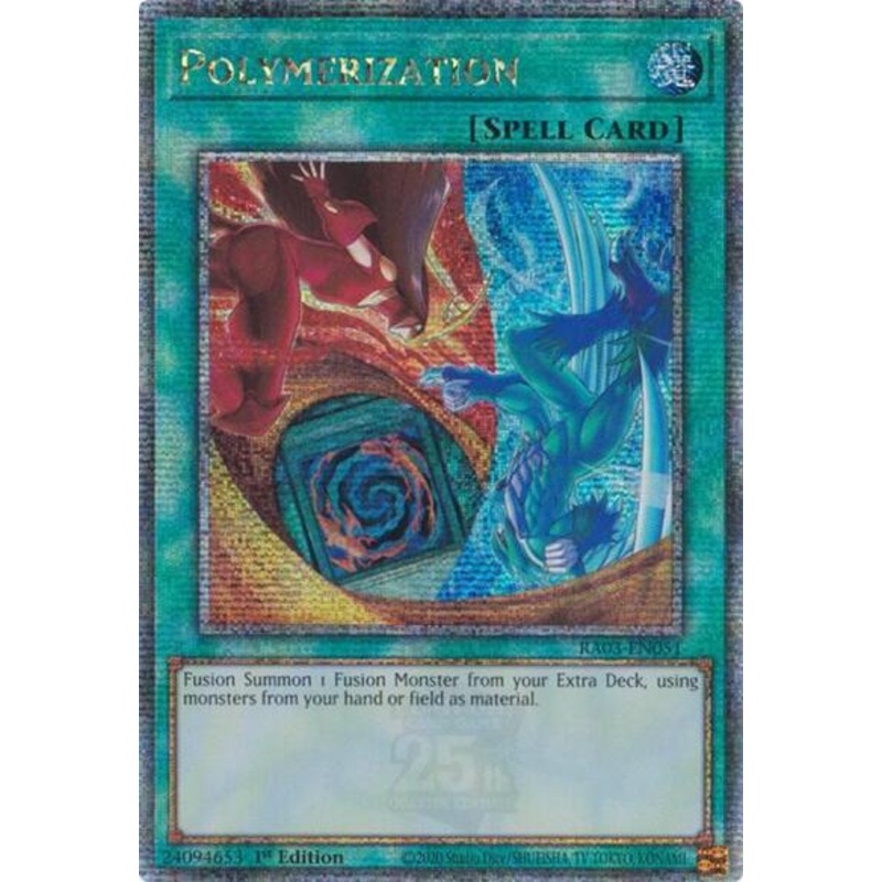 Polymerization (Quarter Century Secret Rare) [RA03-EN051] Quarter Century Secret Rare