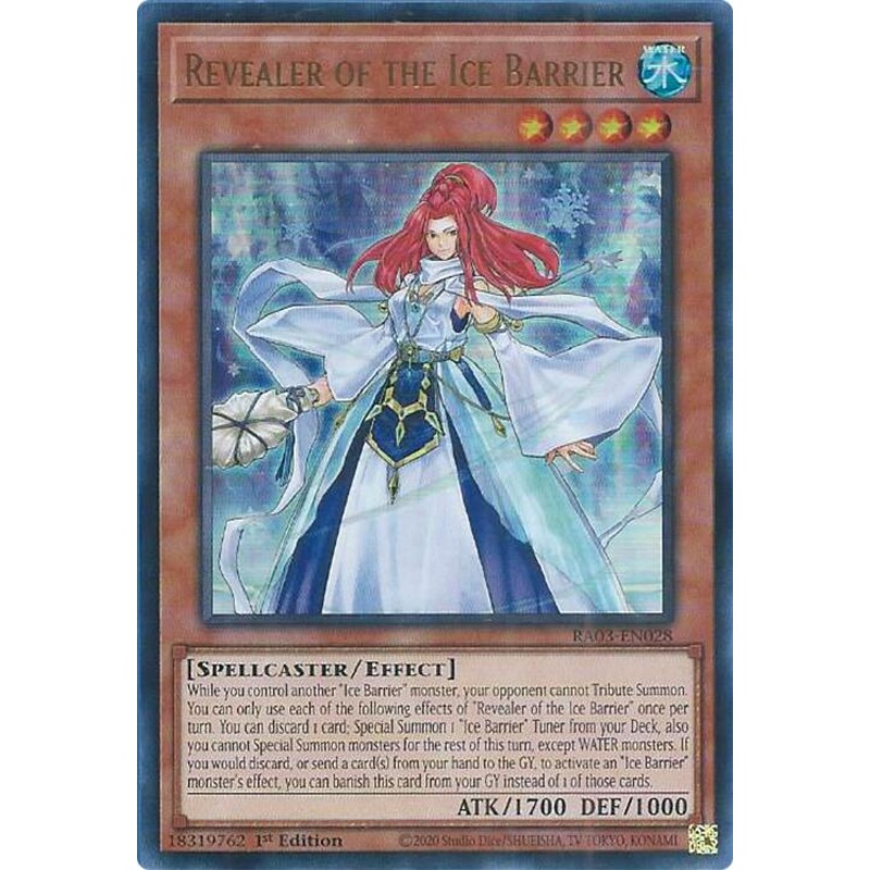 Revealer of the Ice Barrier (UR) [RA03-EN028] Ultra Rare