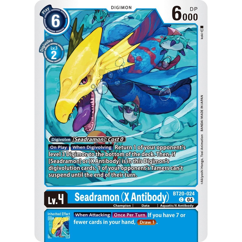 Seadramon [BT20-024] (X Antibody) [Release Special Booster Ver.2.5]