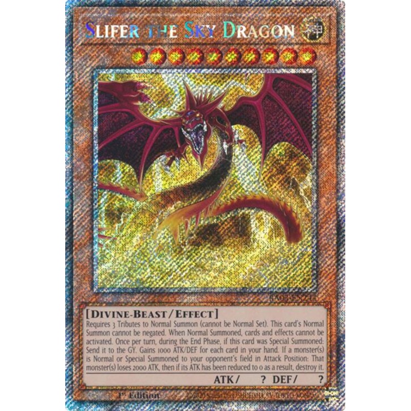 Slifer the Sky Dragon (Platinum Secret Rare) [RA03-EN244] Platinum Secret Rare