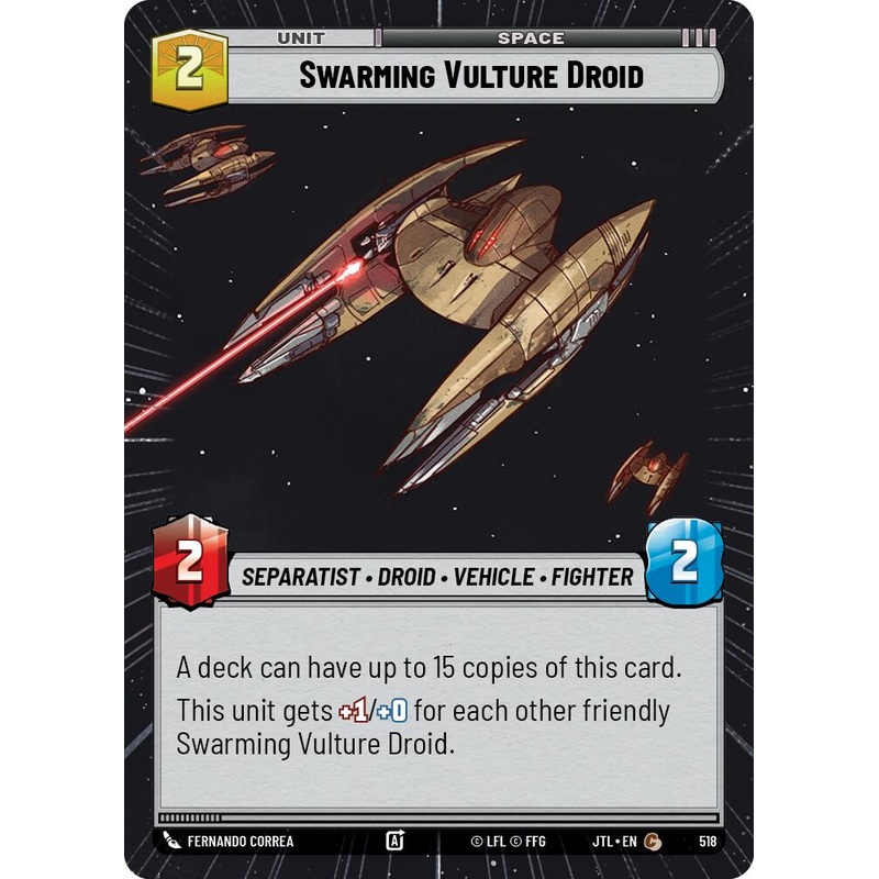 Swarming Vulture Droid (518) (Hyperspace) (518) [Jump to Lightspeed]