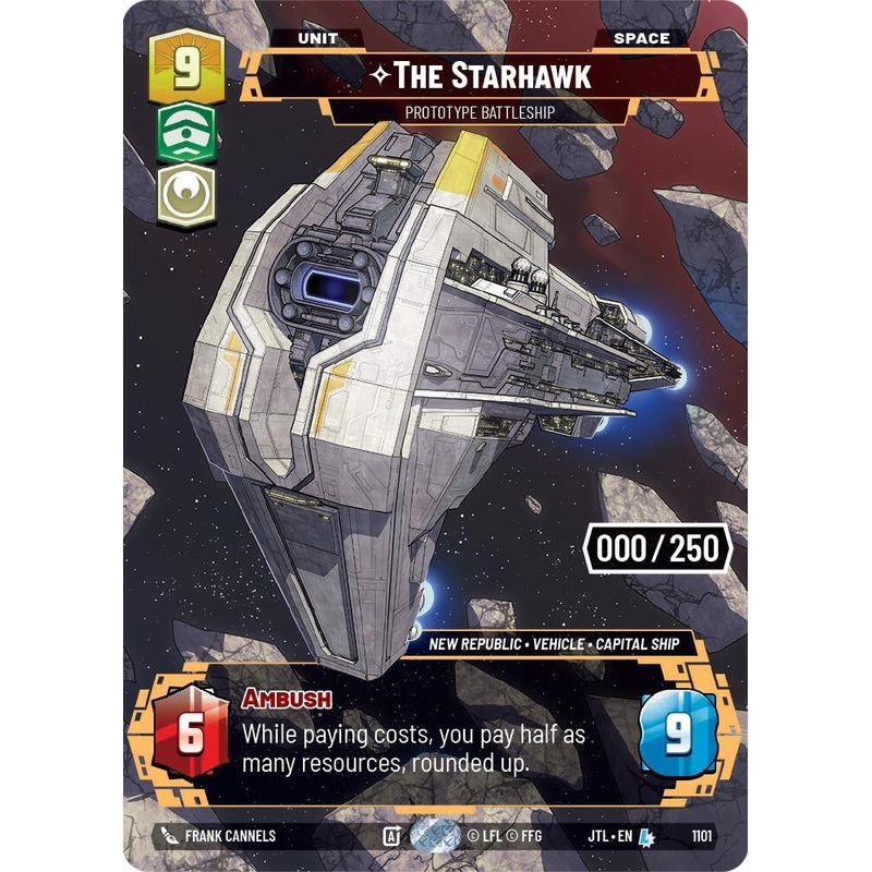 The Starhawk – Prototype Battleship (1101) (Serialized) (1101) [Jump to Lightspeed]