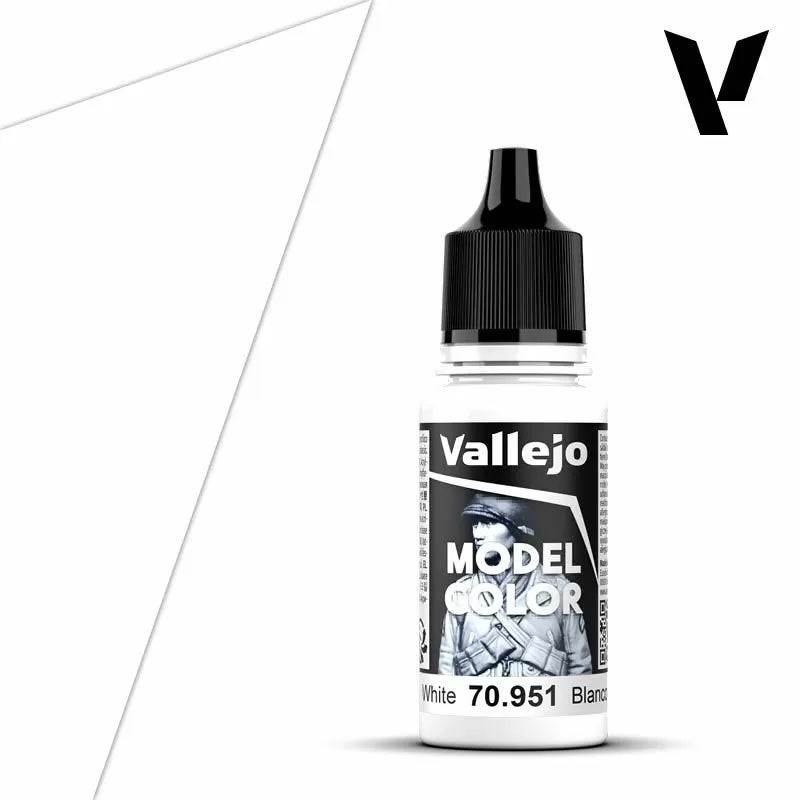 Vallejo – Model Colour – White (Single Bottle 18ml)
