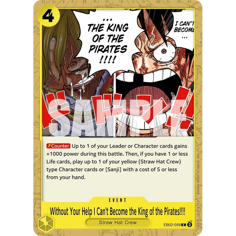 Without Your Help I Can’t Become the King of the Pirates!!!! [Extra Booster: Anime 25th Collection]