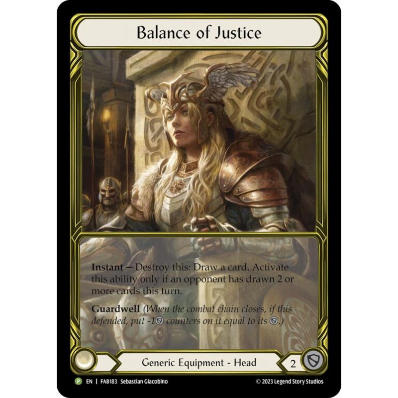 Balance of Justice [FAB183] (Promo)  Cold Foil