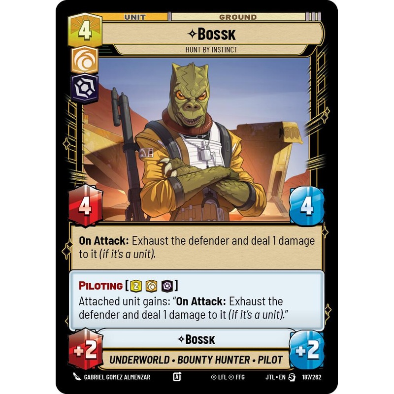Bossk – Hunt By Instict (187/262) (187/257) [Jump to Lightspeed]