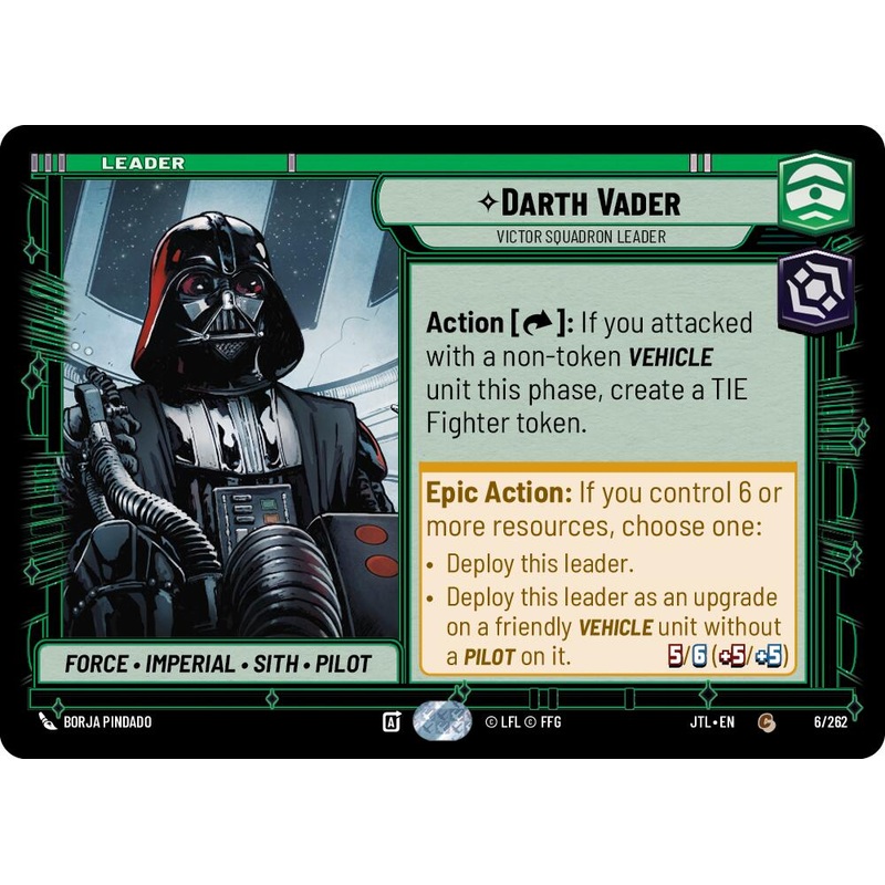 Darth Vader – Victor Squadron Leader (006/262) (006/257) [Jump to Lightspeed]