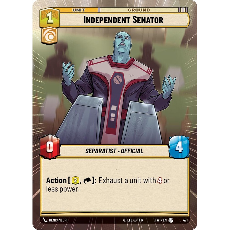 Independent Senator (Hyperspace) (471) [Twilight of the Republic]