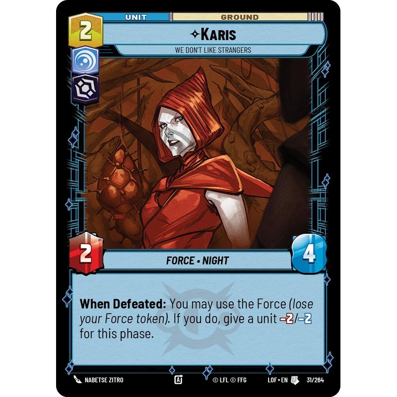 Karis – We Don’t Like Strangers (31/264) (31/264) [Legends of the Force]
