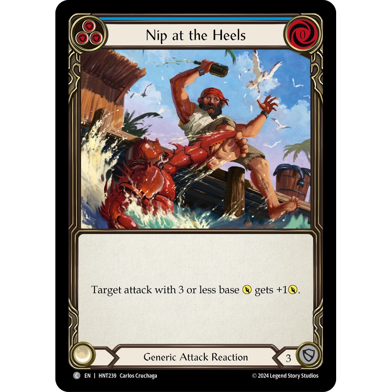 Nip at the Heels (Blue) [HNT239] (The Hunted)  Rainbow Foil