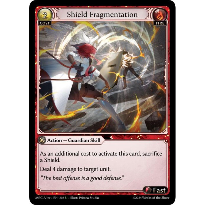 Shield Fragmentation (208) [Mercurial Heart Alter Edition]