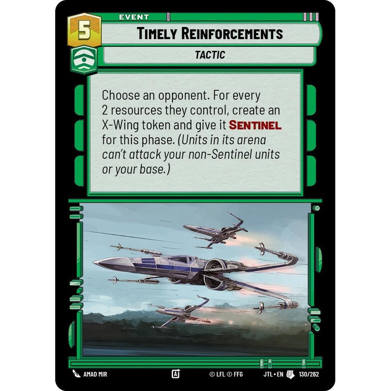 Timely Reinforcements (130/262) (130/262) [Jump to Lightspeed]