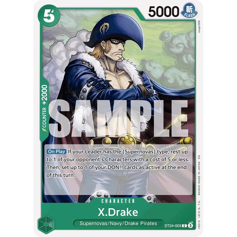 X.Drake [Starter Deck: GREEN Jewelry Bonney]