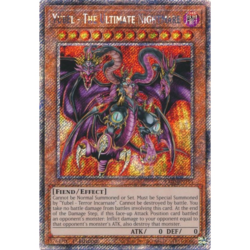 Yubel – The Ultimate Nightmare (Platinum Secret Rare) [RA03-EN191] Platinum Secret Rare