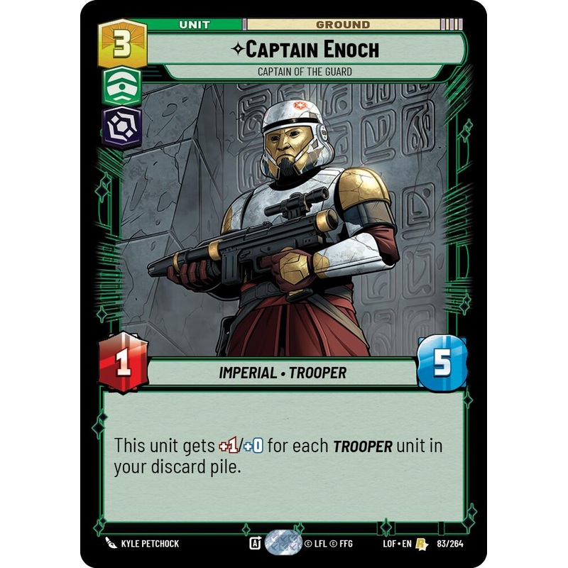 Captain Enoch – Captain of the Guard (83/264) (83/264) [Legends of the Force]