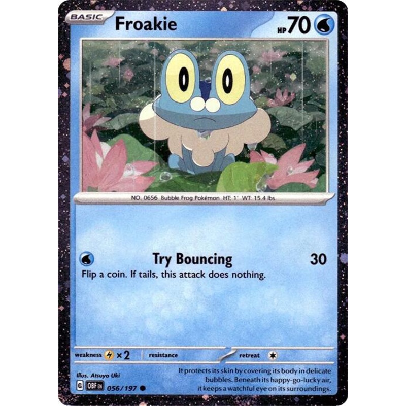 Froakie (056/197) (Cosmos Holo) [Scarlet & Violet: Obsidian Flames]