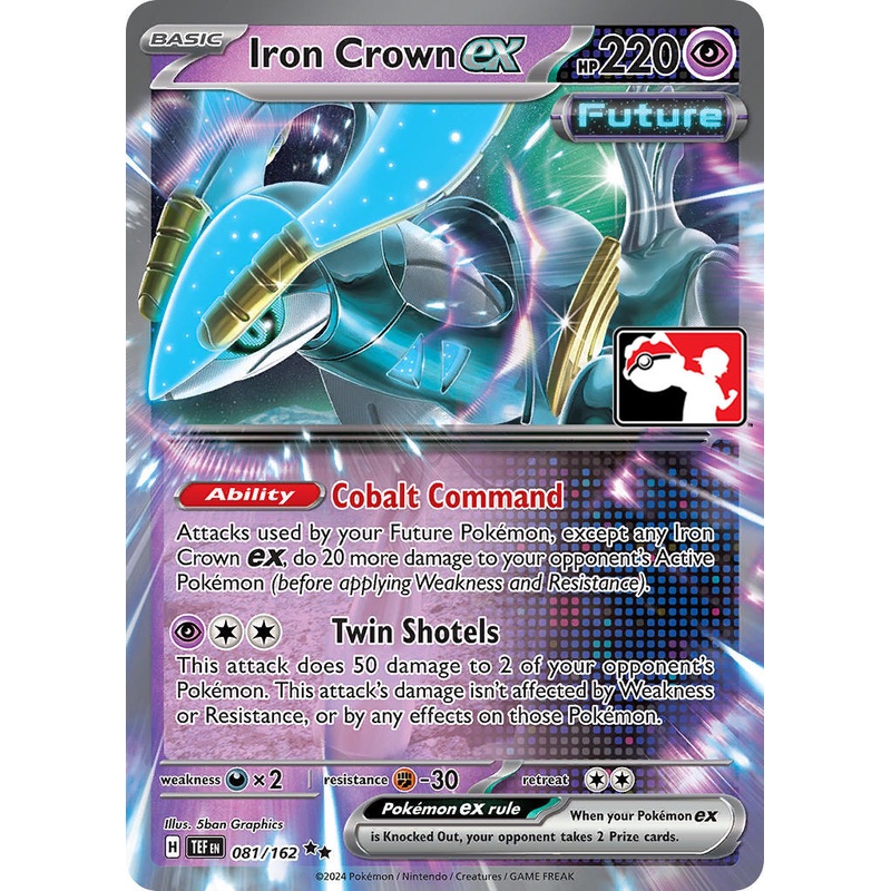 Iron Crown ex (081/162) [Prize Pack Series Five]