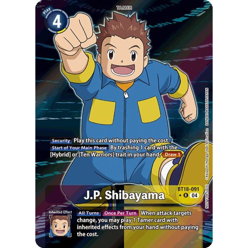 J.P. Shibayama [BT18-091] (Release Special Booster Ver.2.0: Box Promotion Pack) [Release Special Booster Ver.2.0]