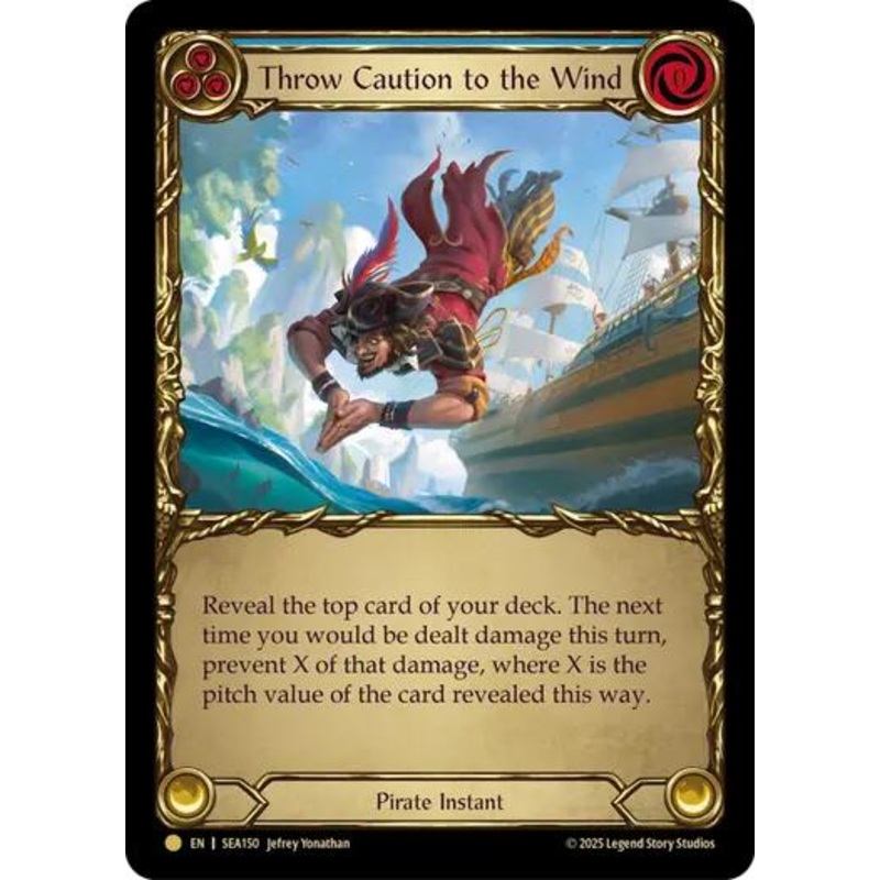 Throw Caution to the Wind (Treasure) [SEA150] (High Seas)  Cold Foil