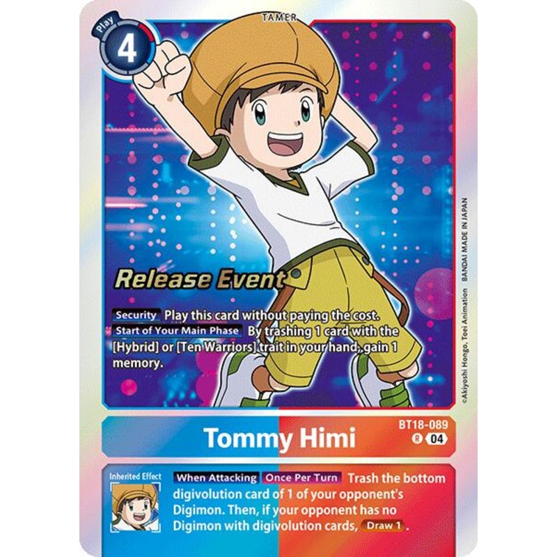 Tommy Himi [BT18-089] [Release Special Booster Ver.2.0 Promos]