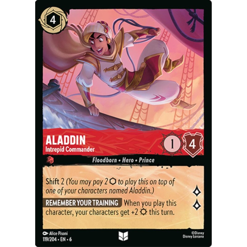 Aladdin – Intrepid Commander (119/204) [Azurite Sea]