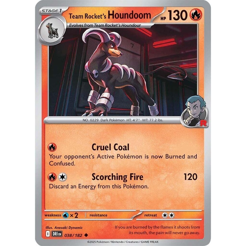 Team Rocket’s Houndoom (038/182) [Scarlet & Violet: Destined Rivals]