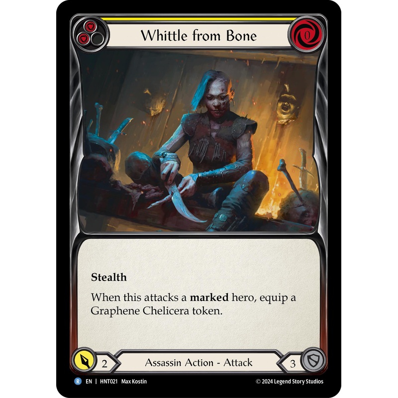 Whittle from Bone (Yellow) [HNT021] (The Hunted)