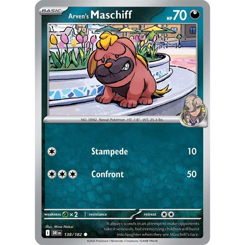 Arven’s Maschiff (138/182) [Scarlet & Violet: Destined Rivals]