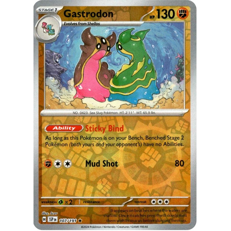 Gastrodon (107/191) [Scarlet & Violet: Surging Sparks]