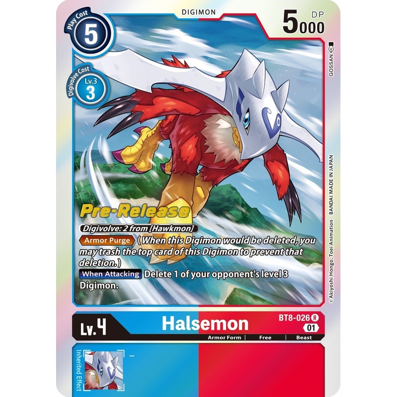Halsemon [BT8-026] [New Awakening Pre-Release Cards]