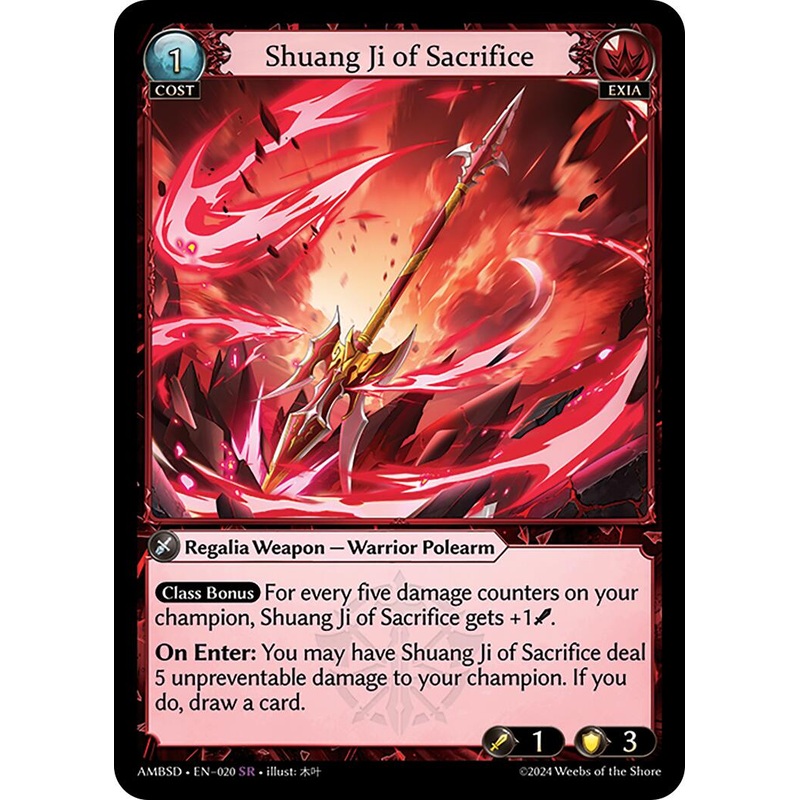 Shuang Ji of Sacrifice (020) [Mortal Ambition Starter Decks]