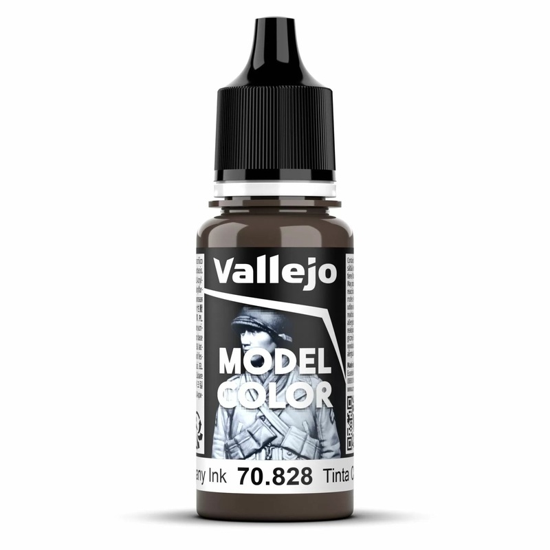 Vallejo Model Colour – Mahogany Ink (Single Bottle 18ml)