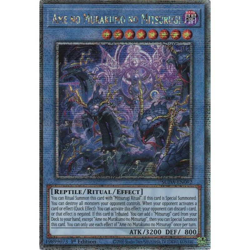 Ame no Murakumo no Mitsurugi (Quarter Century Secret Rare) [SUDA-EN092] Quarter Century Secret Rare