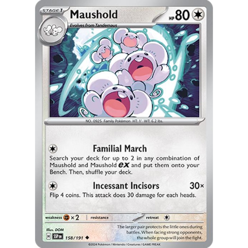 Maushold (158/191) [Scarlet & Violet: Surging Sparks]
