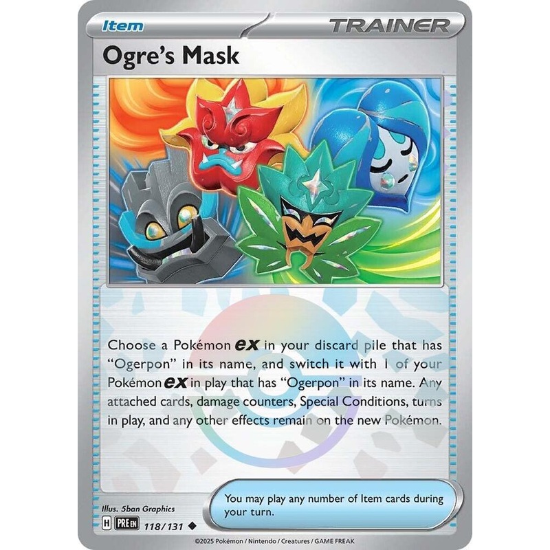 Ogre’s Mask (118/131) (Poke Ball Pattern) [Scarlet & Violet: Prismatic Evolutions]
