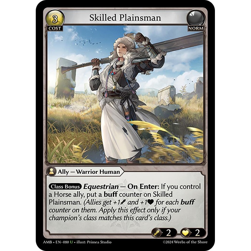 Skilled Plainsman (080) [Mortal Ambition]