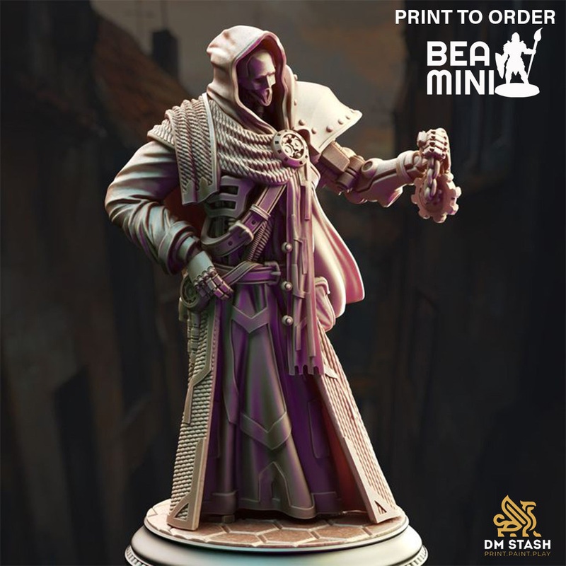 Warforged Artificer – Senetus | BeaMini Print to Order Miniatures