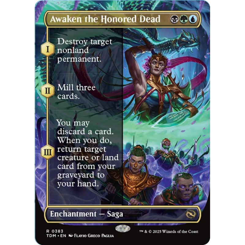 Awaken the Honored Dead (Borderless) [Tarkir: Dragonstorm]