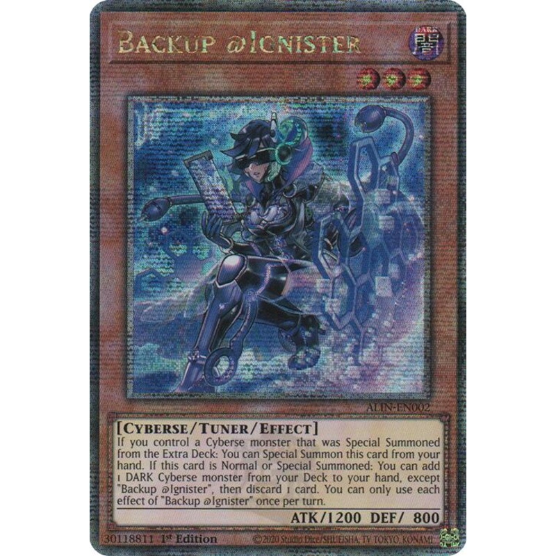 Backup @Ignister [ALIN-EN002] Quarter Century Secret Rare