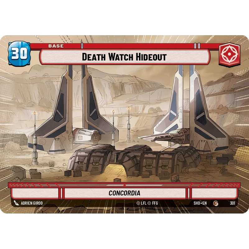 Death Watch Hideout // Shield (Hyperspace) (301 // T04) [Shadows of the Galaxy]