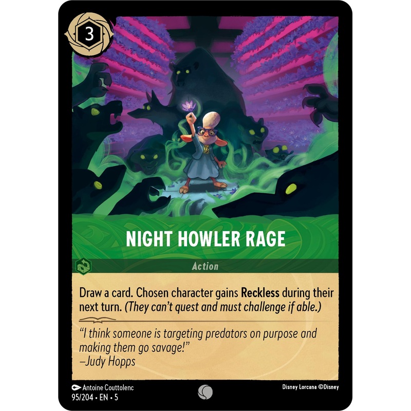 Night Howler Rage (95/204) [Shimmering Skies]