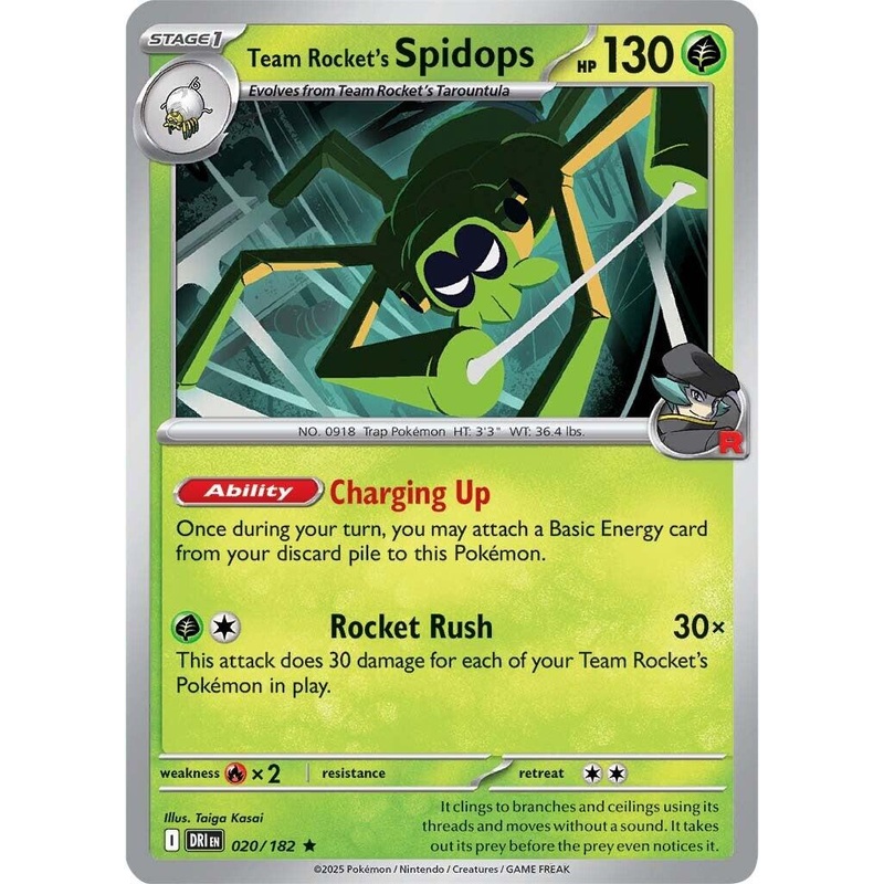 Team Rocket’s Spidops (020/182) [Scarlet & Violet: Destined Rivals]