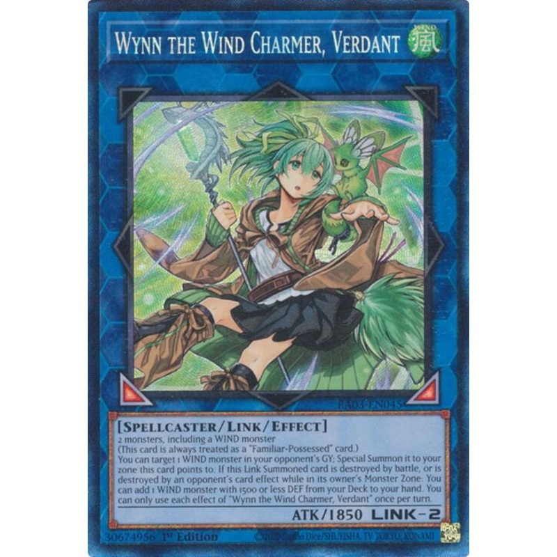 Wynn the Wind Charmer, Verdant (CR) [RA03-EN045] Prismatic Collector’s Rare