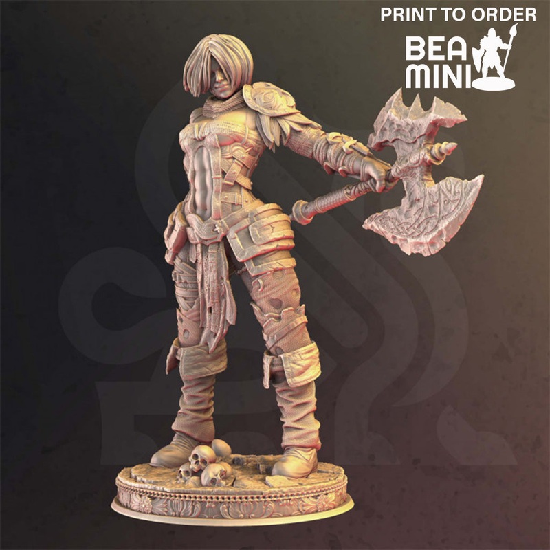 Agga – Goliath Barbarian | BeaMini Print to Order Miniatures