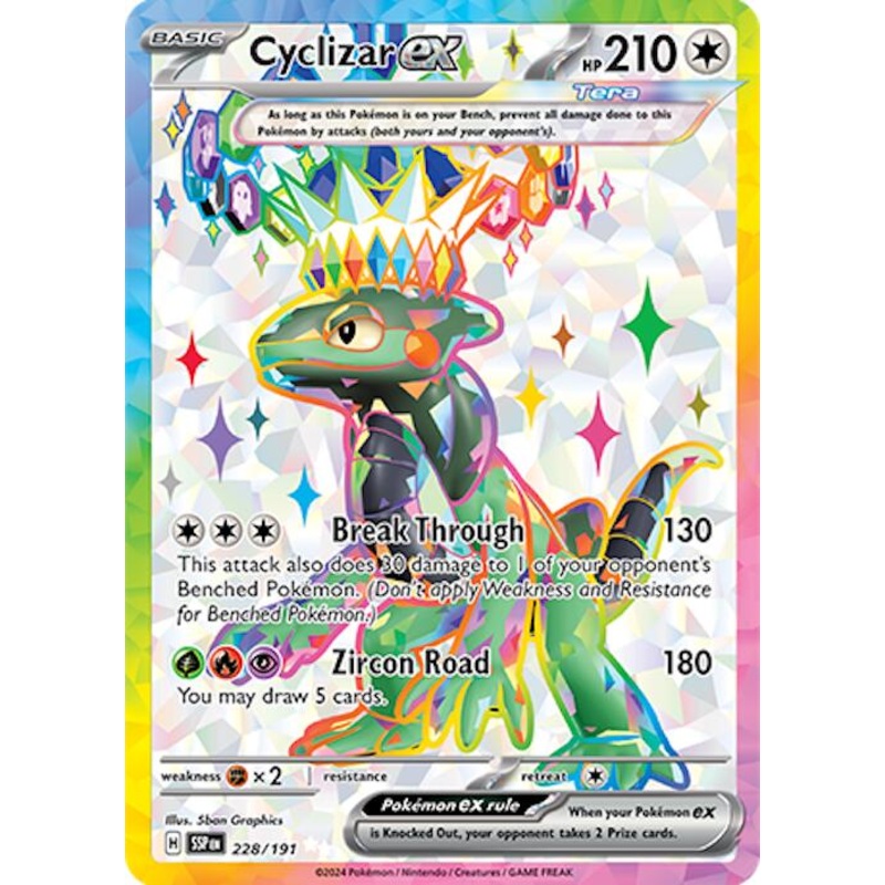 Cyclizar ex (228/191) [Scarlet & Violet: Surging Sparks]