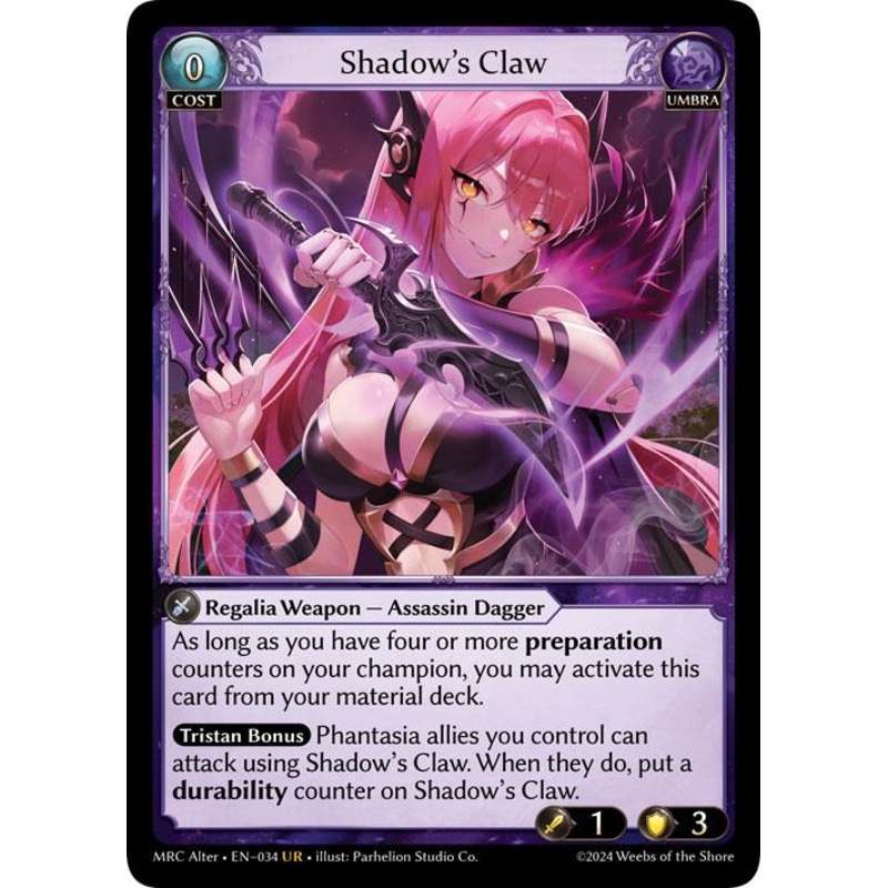 Shadow’s Claw (34) [Mercurial Heart Alter Edition]