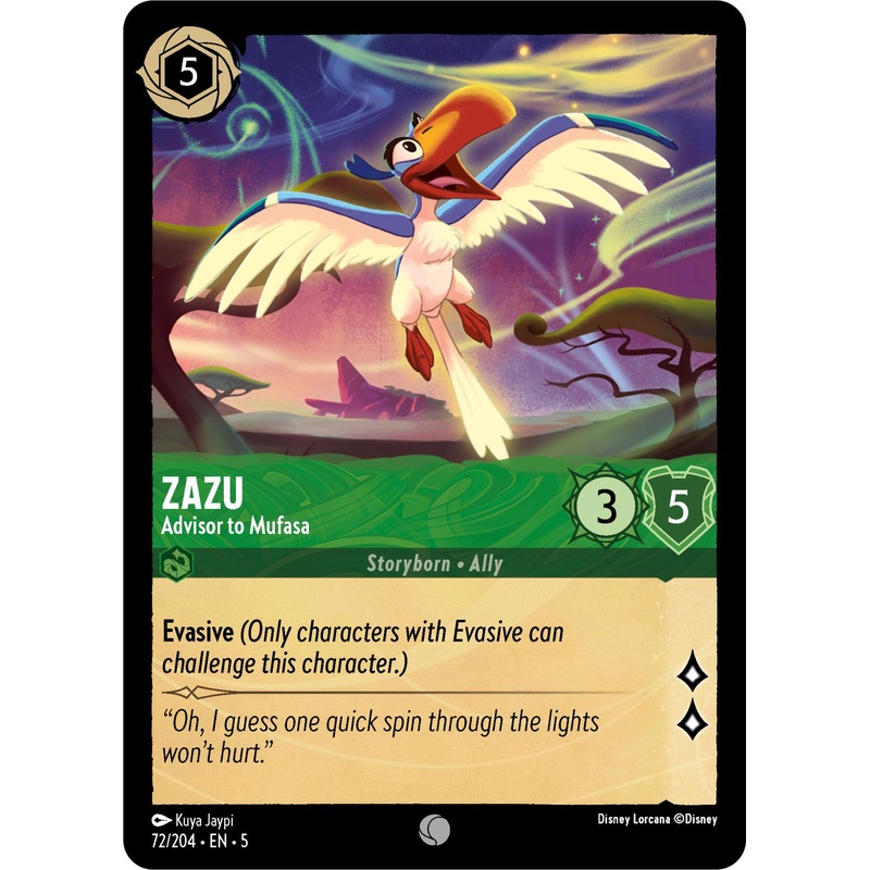 Zazu – Advisor to Mufasa (72/204) [Shimmering Skies]