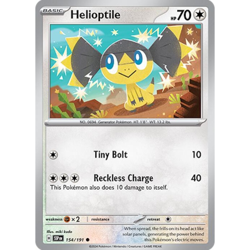 Helioptile (154/191) [Scarlet & Violet: Surging Sparks]